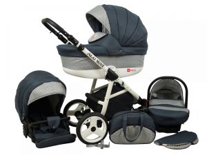 Raf-pol Baby Lux Alu way 2v1 2022 Dark Grey + u nás ZÁRUKA 3 ROKY