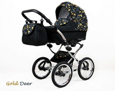 Raf-pol Baby Lux Margaret Chrome 2022 Gold deer + u nás ZÁRUKA 3 ROKY