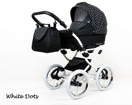 Raf-pol Baby Lux Margaret Chrome 2022 White dots + u nás ZÁRUKA 3 ROKY