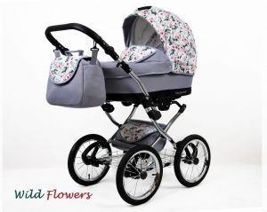 Raf-pol Baby Lux Margaret Chrome 2022 Wild flowers + u nás ZÁRUKA 3 ROKY