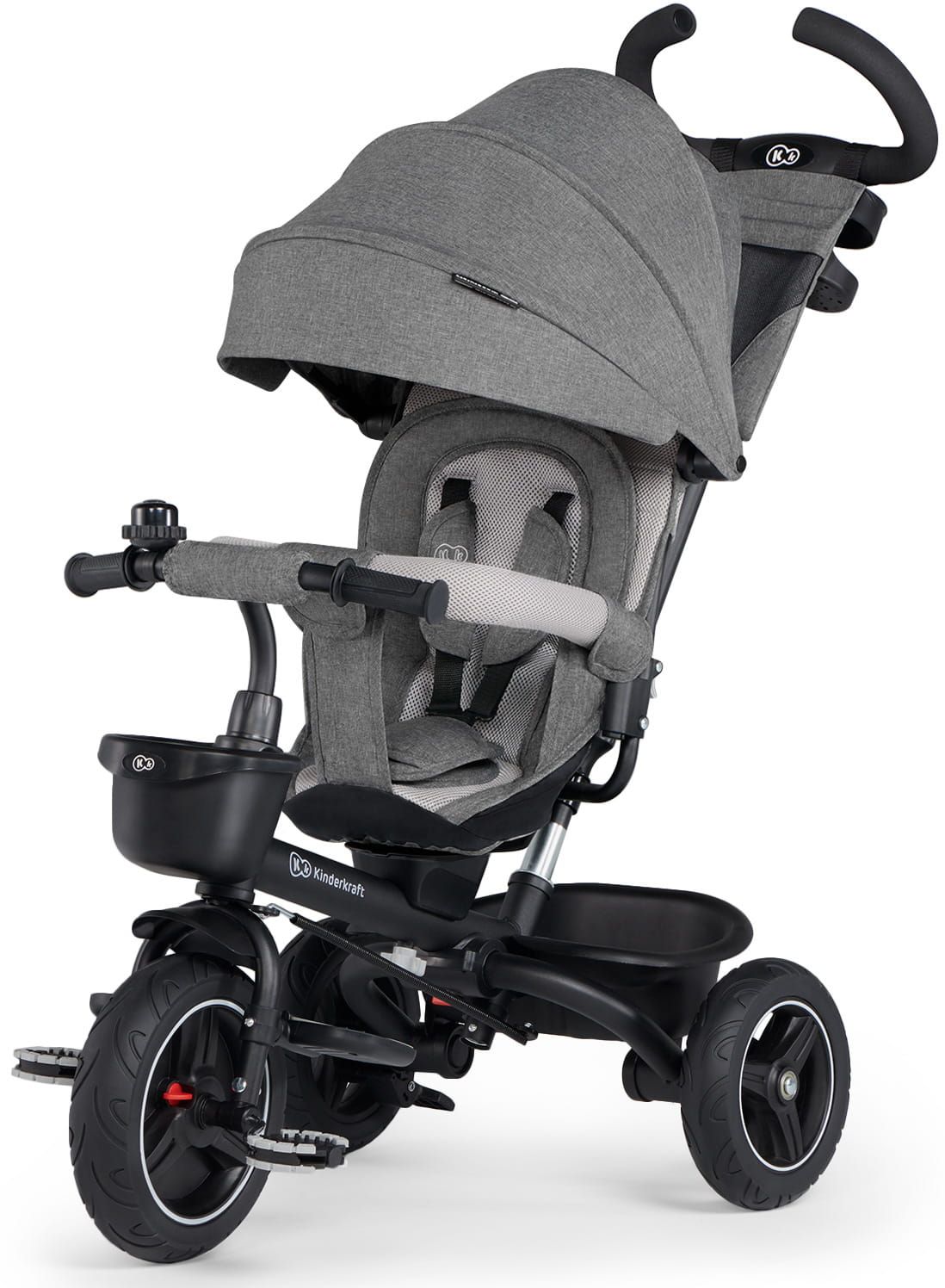 Kinderkraft Spinstep 2022 Platinium Grey + u nás ZÁRUKA 3 ROKY⭐⭐⭐⭐⭐