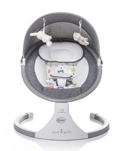 4Baby lehátko Rock’ n Relax Grey + u nás ZÁRUKA 3 ROKY⭐⭐⭐⭐⭐