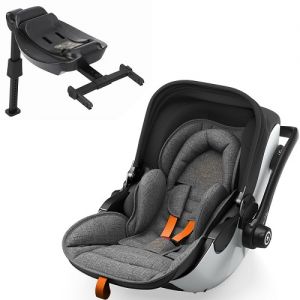 Kiddy Evoluna i-Size 2 2023 Grey Melange Solar Orange + u nás ZÁRUKA 3 ROKY a KAPSÁŘ ZDARMA⭐⭐⭐⭐⭐