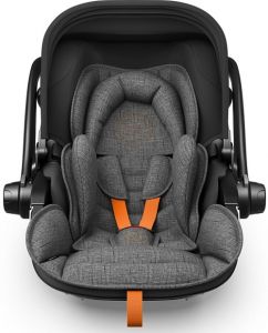 Kiddy Evoluna i-Size 2 2023 Grey Melange Solar Orange + u nás ZÁRUKA 3 ROKY a KAPSÁŘ ZDARMA⭐⭐⭐⭐⭐