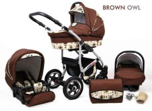 Raf-Pol Baby Lux Largo 2v1 2023 Brown Owl + u nás ZÁRUKA 3 ROKY⭐⭐⭐⭐⭐