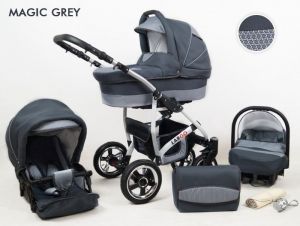 Raf-Pol Baby Lux Largo 2v1 2023 Magic Grey + u nás ZÁRUKA 3 ROKY⭐⭐⭐⭐⭐