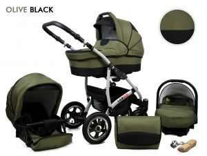 Raf-Pol Baby Lux Largo 2v1 2023 Olive Black + u nás ZÁRUKA 3 ROKY⭐⭐⭐⭐⭐