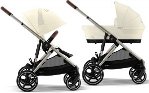 Cybex Gazelle S Taupe Frame + Cot 2023 Seashell Beige + u nás ZÁRUKA 3 ROKY⭐⭐⭐⭐⭐