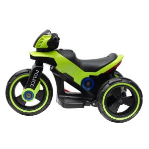 Baby Mix elektrická motorka tříkolová Police zelená + u nás ZÁRUKA 3 ROKY ⭐⭐⭐⭐⭐