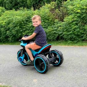 Baby Mix elektrická motorka tříkolová Police fialová + u nás ZÁRUKA 3 ROKY ⭐⭐⭐⭐⭐