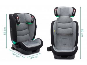 Fillikid Eli Pro i-Size isofix Grey 2024 + u nás ZÁRUKA 3 ROKY a KAPSÁŘ ZDARMA⭐⭐⭐⭐⭐