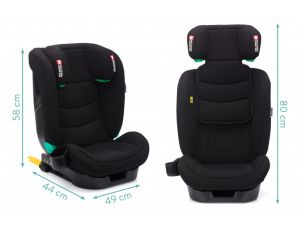 Fillikid Eli Pro i-Size isofix Black 2024 + u nás ZÁRUKA 3 ROKY a KAPSÁŘ ZDARMA⭐⭐⭐⭐⭐