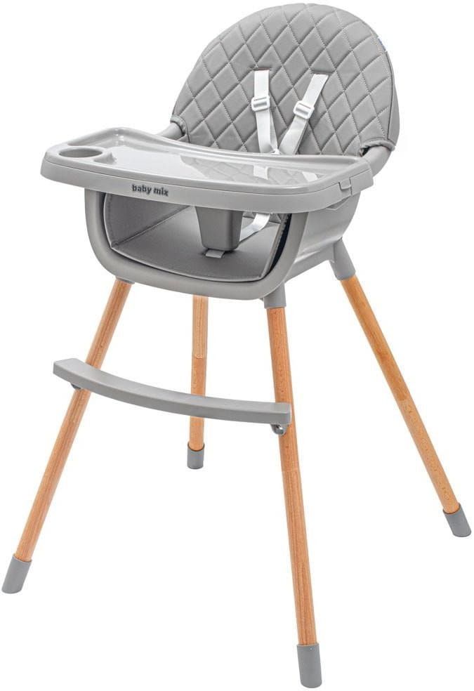 Baby Mix Freja wooden Dark Grey + u nás ZÁRUKA 3 ROKY⭐⭐⭐⭐⭐