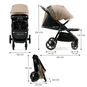 Kinderkraft Mitzy ⭐⭐⭐⭐⭐ Linen Beige 2025 + u nás ZÁRUKA 3 ROKY