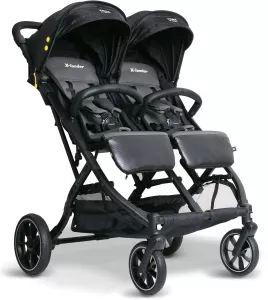 Dvojitý kočárek X-lander X-Double Cool Black 2025 + u nás ZÁRUKA 3 ROKY ⭐⭐⭐⭐⭐