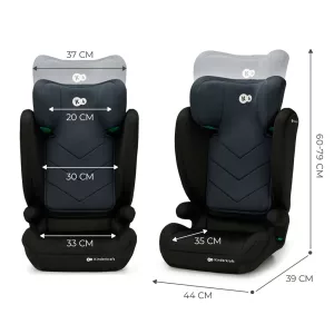 Kinderkraft I-SPARK i-Size Black 2024 + u nás ZÁRUKA 3 ROKY a KAPSÁŘ ZDARMA⭐⭐⭐⭐⭐