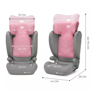 Kinderkraft I-SPARK i-Size Pink 2024 + u nás ZÁRUKA 3 ROKY a KAPSÁŘ ZDARMA⭐⭐⭐⭐⭐
