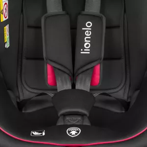 Lionelo Bastiaan i-Size ⭐⭐⭐⭐⭐ Black Red 2025 + u nás ZÁRUKA 3 ROKY a KAPSÁŘ ZDARMA