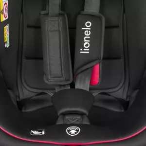 Lionelo Bastiaan i-Size ⭐⭐⭐⭐⭐ Black Red 2025 + u nás ZÁRUKA 3 ROKY a KAPSÁŘ ZDARMA