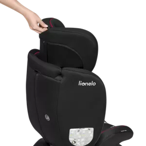 Lionelo Bastiaan i-Size ⭐⭐⭐⭐⭐ Black Red 2025 + u nás ZÁRUKA 3 ROKY a KAPSÁŘ ZDARMA