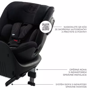 Kinderkraft Xrider 2 i-size 360° 2025 ⭐⭐⭐⭐⭐ Black + u nás ZÁRUKA 3 ROKY a KAPSÁŘ ZDARMA