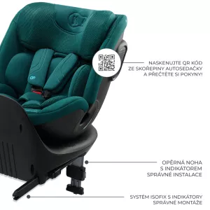 Kinderkraft Xrider 2 i-size 360° 2025 ⭐⭐⭐⭐⭐ Green + u nás ZÁRUKA 3 ROKY a KAPSÁŘ ZDARMA