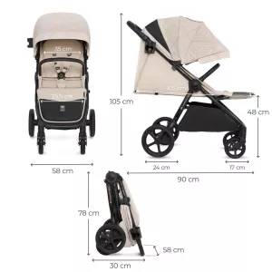Kinderkraft Mitzy ⭐⭐⭐⭐⭐ Dune Whisper Bizuu 2025 + u nás ZÁRUKA 3 ROKY