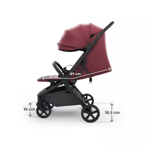 Kinderkraft Nubi 3 ⭐⭐⭐⭐⭐ Dark Ruby 2025 + u nás ZÁRUKA 3 ROKY