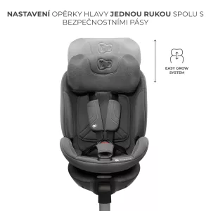 Kinderkraft Xrider 2 i-size 360° 2025 ⭐⭐⭐⭐⭐ Grey + u nás ZÁRUKA 3 ROKY a KAPSÁŘ ZDARMA