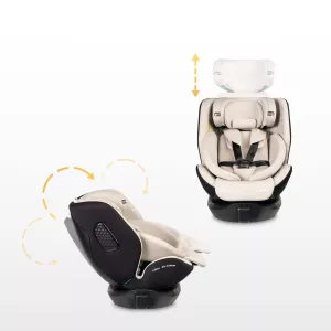 Caretero Lumi i-Size 2025 ⭐⭐⭐⭐⭐ Beige + u nás ZÁRUKA 3 ROKY a KAPSÁŘ ZDARMA