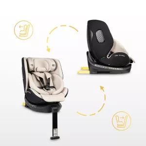 Caretero Lumi i-Size 2025 ⭐⭐⭐⭐⭐ Beige + u nás ZÁRUKA 3 ROKY a KAPSÁŘ ZDARMA