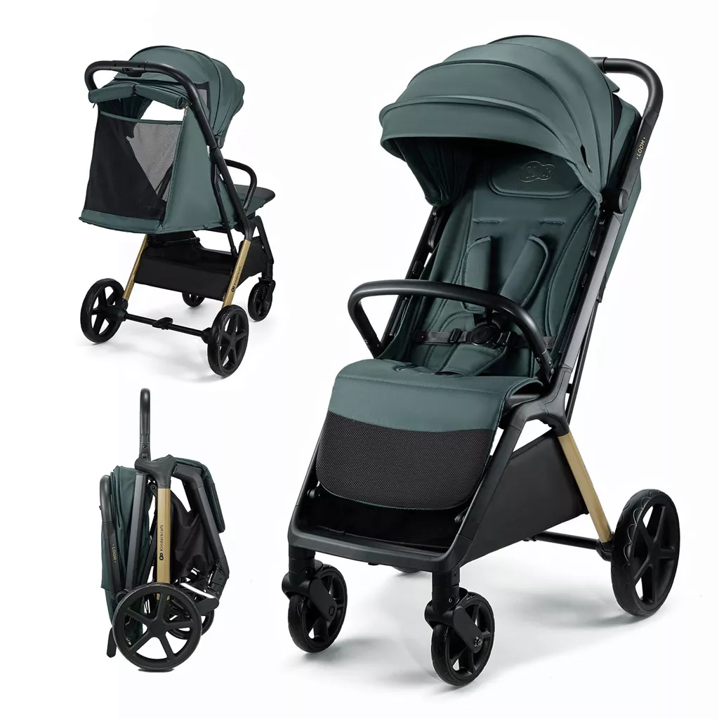 Kinderkraft Loom ⭐⭐⭐⭐⭐ Jade Green 2025 + u nás ZÁRUKA 3 ROKY