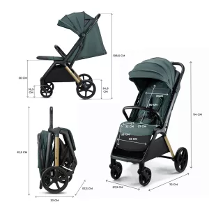 Kinderkraft Loom ⭐⭐⭐⭐⭐ Jade Green 2025 + u nás ZÁRUKA 3 ROKY