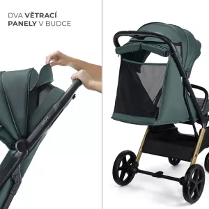 Kinderkraft Loom ⭐⭐⭐⭐⭐ Jade Green 2025 + u nás ZÁRUKA 3 ROKY