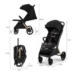 Kinderkraft Loom ⭐⭐⭐⭐⭐ Ink Black 2025 + u nás ZÁRUKA 3 ROKY