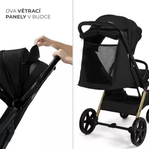 Kinderkraft Loom ⭐⭐⭐⭐⭐ Ink Black 2025 + u nás ZÁRUKA 3 ROKY