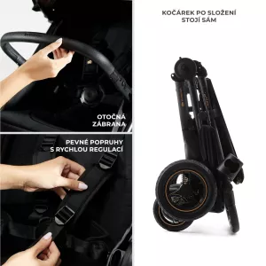 Kinderkraft Mitzy Air ⭐⭐⭐⭐⭐ Black 2025 + u nás ZÁRUKA 3 ROKY