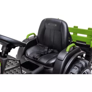 Buddy Toys Farmer elektrický traktor s vlečkou zelený + u nás ZÁRUKA 3 ROKY ⭐⭐⭐⭐⭐