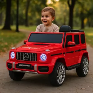 Baby Mix Mercedes-Benz G63 AMG ⭐⭐⭐⭐⭐ červené + u nás ZÁRUKA 3 ROKY Baby Mix Mercedes-Benz G63 AMG ⭐⭐⭐⭐⭐ červené + u nás ZÁRUKA 3 ROKY