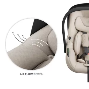 Kinderkraft i-Lite Base Endura Safe FX ⭐⭐⭐⭐⭐ Beige 2025 + u nás ZÁRUKA 3 ROKY a KAPSÁŘ ZDARMA