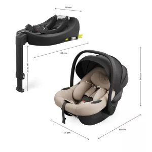Kinderkraft i-Lite Base Endura Safe FX ⭐⭐⭐⭐⭐ Beige 2025 + u nás ZÁRUKA 3 ROKY a KAPSÁŘ ZDARMA