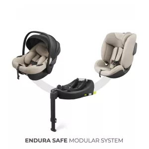 Kinderkraft i-Lite Base Endura Safe FX ⭐⭐⭐⭐⭐ Beige 2025 + u nás ZÁRUKA 3 ROKY a KAPSÁŘ ZDARMA