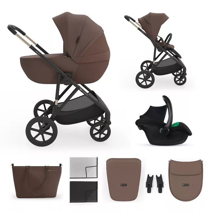 Kinderkraft Prime 3 3v1 ⭐⭐⭐⭐⭐ Velvet Mocca 2026 + u nás ZÁRUKA 3 ROKY