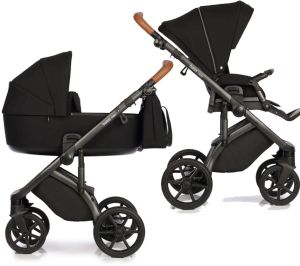 Roan Bass Next 2026 ZÁRUKA 3 ROKY ⭐⭐⭐⭐⭐ Black multifunkční kombinovaný kočárek 2v1