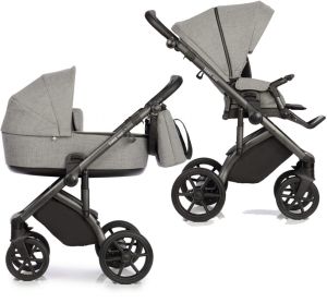 Roan Bass Next 2026 ZÁRUKA 3 ROKY ⭐⭐⭐⭐⭐ Titanium 
 multifunkční kombinovaný kočárek 2v1
