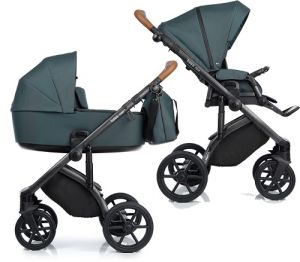 Roan Bass Next 2026 ZÁRUKA 3 ROKY ⭐⭐⭐⭐⭐ Pacific Green multifunkční kombinovaný kočárek 2v1