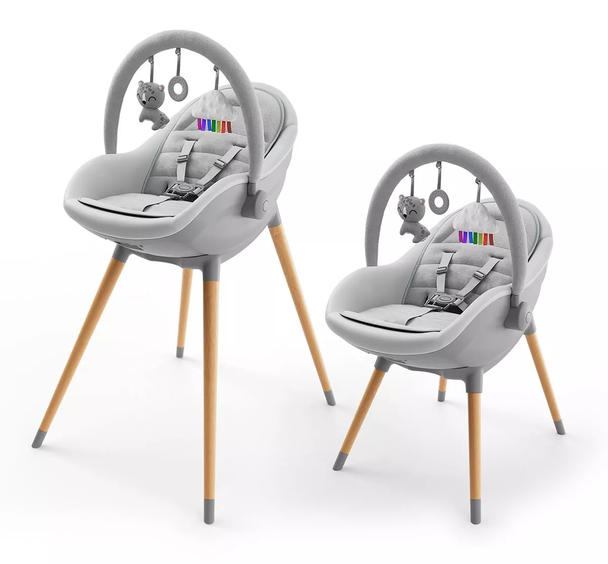 Kinderkraft Fini Up Grey + u nás ZÁRUKA 3 ROKY⭐⭐⭐⭐⭐